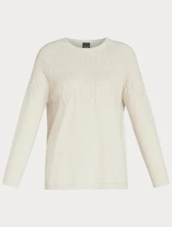 Sale Marina Rinaldi Cashmere blend jumper BEIGE