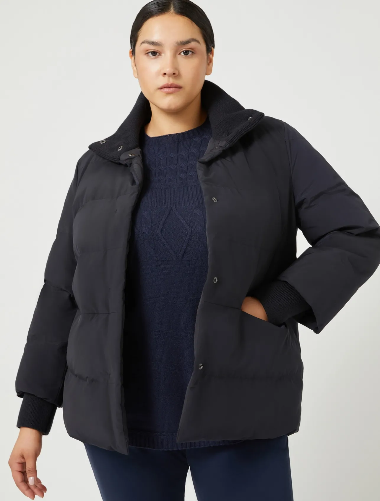 Online Marina Rinaldi Cashmere blend jumper MIDNIGHTBLUE
