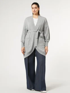 Clearance Marina Rinaldi Cashmere cardigan MEDIUMGREY