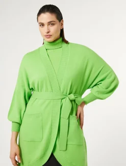 Hot Marina Rinaldi Cashmere cardigan LIME