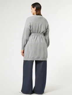 Clearance Marina Rinaldi Cashmere cardigan MEDIUMGREY