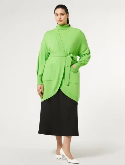 Hot Marina Rinaldi Cashmere cardigan LIME