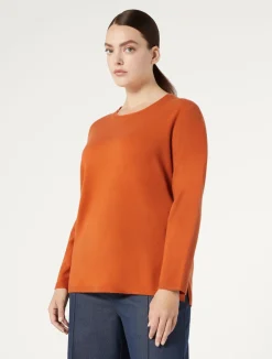 Discount Marina Rinaldi Cashmere jumper REDORANGE