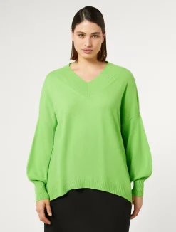 Discount Marina Rinaldi Cashmere sweater LIME