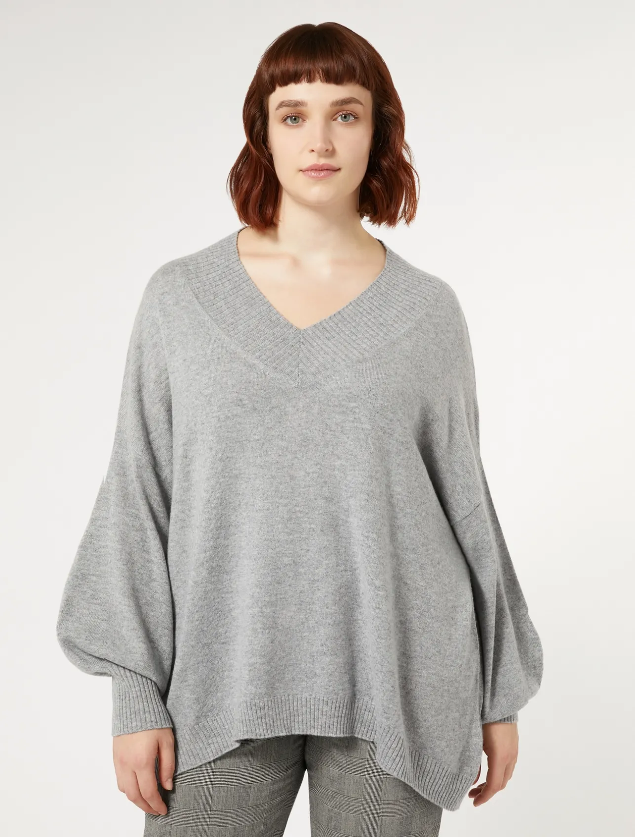 Sale Marina Rinaldi Cashmere sweater MEDIUMGREY