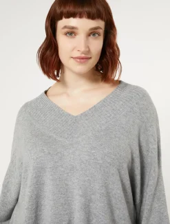 Sale Marina Rinaldi Cashmere sweater MEDIUMGREY