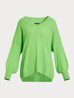 Discount Marina Rinaldi Cashmere sweater LIME