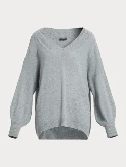 Sale Marina Rinaldi Cashmere sweater MEDIUMGREY