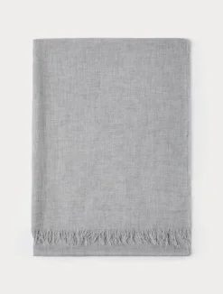 Sale Marina Rinaldi Cashmere-blend stole LIGHTGREY