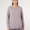 New Marina Rinaldi Cashmere-blend sweater WISTERIA