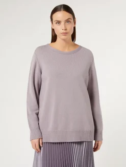 New Marina Rinaldi Cashmere-blend sweater WISTERIA