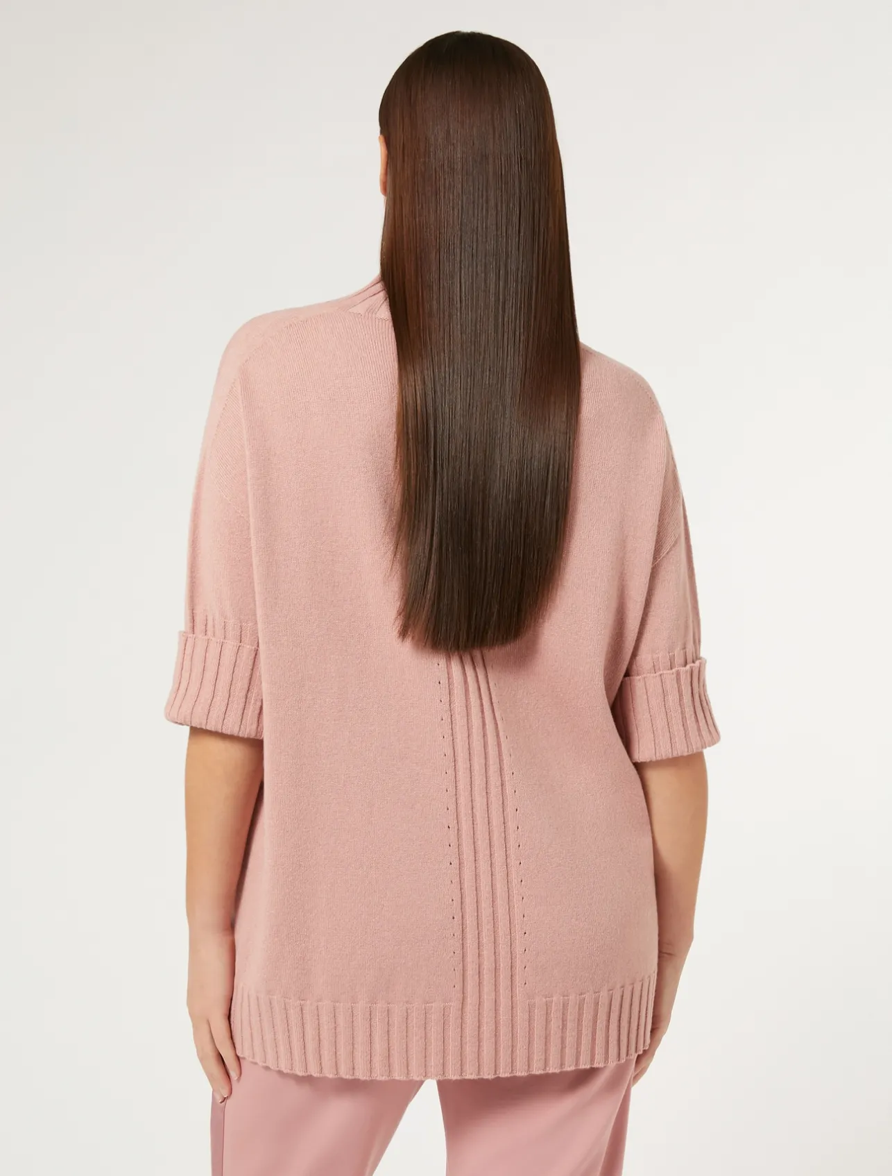 Best Marina Rinaldi Cashmere-blend sweater ANTIQUEROSE