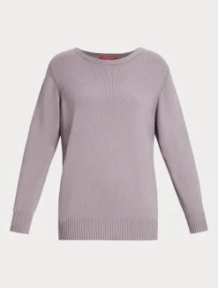 New Marina Rinaldi Cashmere-blend sweater WISTERIA