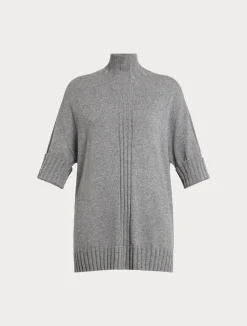 Clearance Marina Rinaldi Cashmere-blend sweater MEDIUMGREY