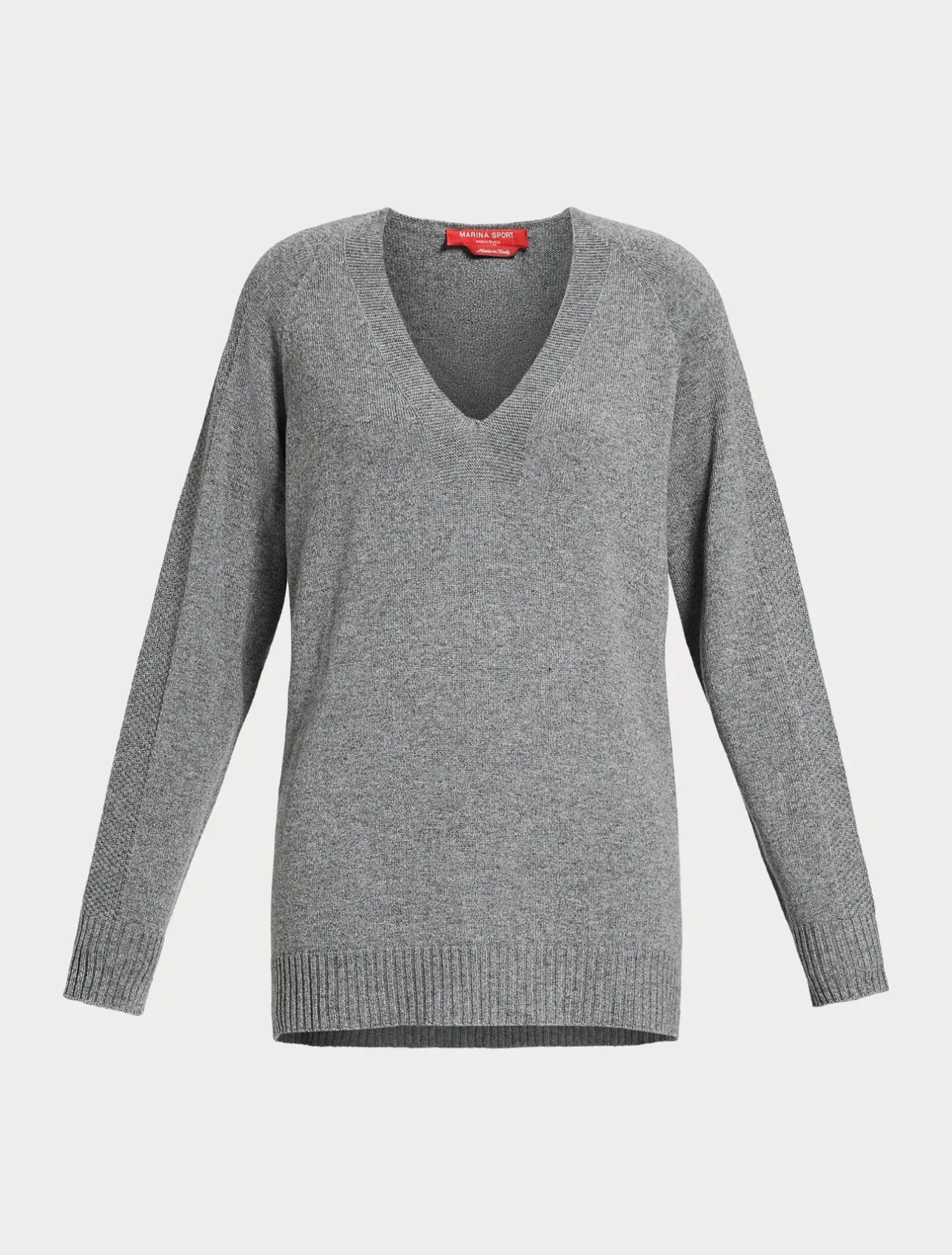 Sale Marina Rinaldi Cashmere-blend sweater MEDIUMGREY