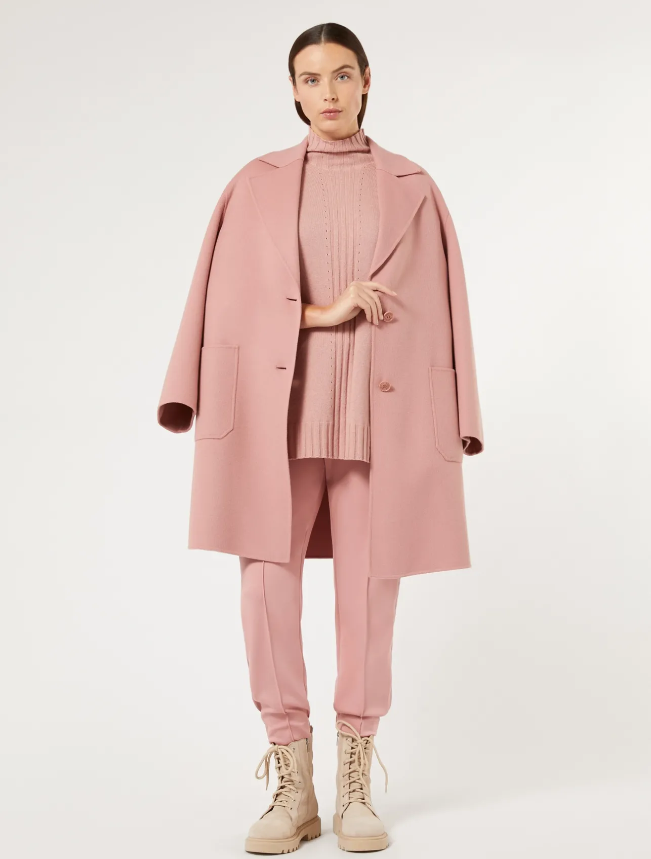 Best Marina Rinaldi Cashmere-blend sweater ANTIQUEROSE