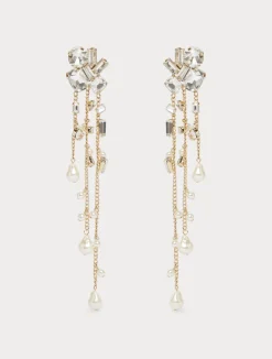 Discount Marina Rinaldi Chandelier earrings CRYSTALWHITE