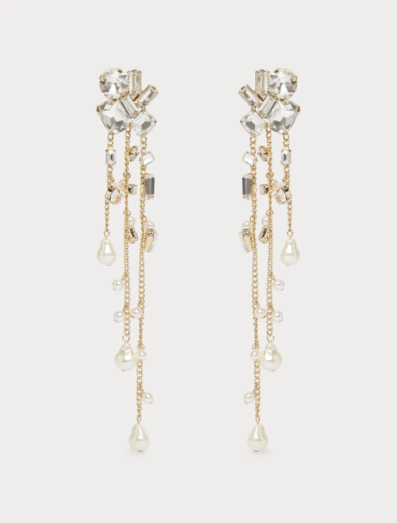 Discount Marina Rinaldi Chandelier earrings CRYSTALWHITE