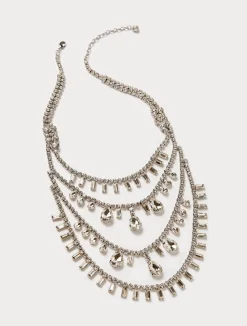 Sale Marina Rinaldi Chandelier necklace with cabochons CRYSTAL
