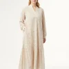 New Marina Rinaldi Chenille lace dress NATURAL