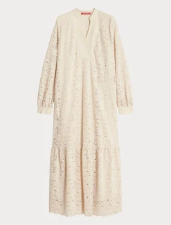 New Marina Rinaldi Chenille lace dress NATURAL