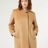 Hot Marina Rinaldi Coat in wool drap CAMEL