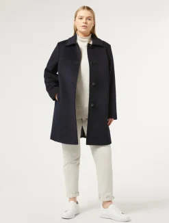 Best Marina Rinaldi Coat in wool drap MIDNIGHTBLUE