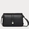 Discount Marina Rinaldi Coated fabric crossbody bag BLACK