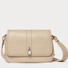 Clearance Marina Rinaldi Coated fabric crossbody bag BEIGE