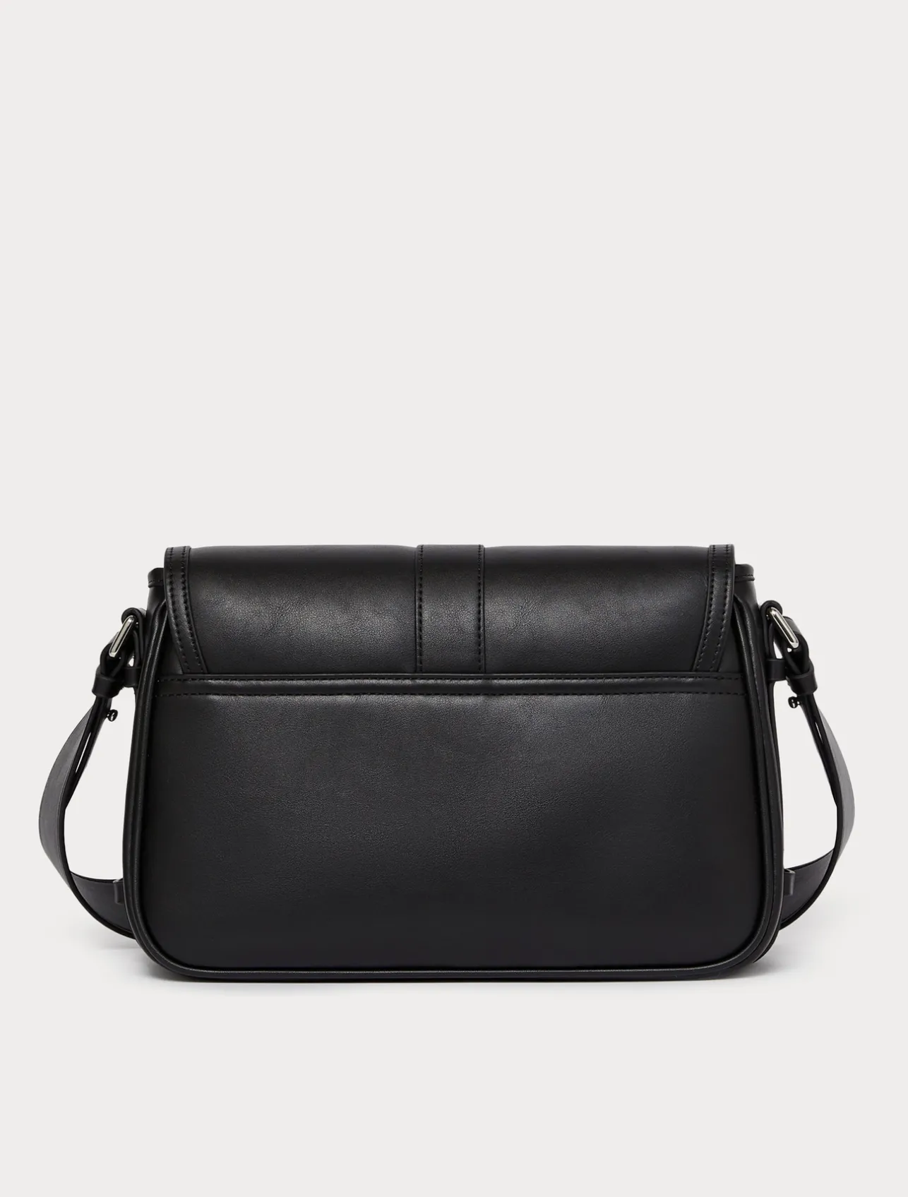 Discount Marina Rinaldi Coated fabric crossbody bag BLACK