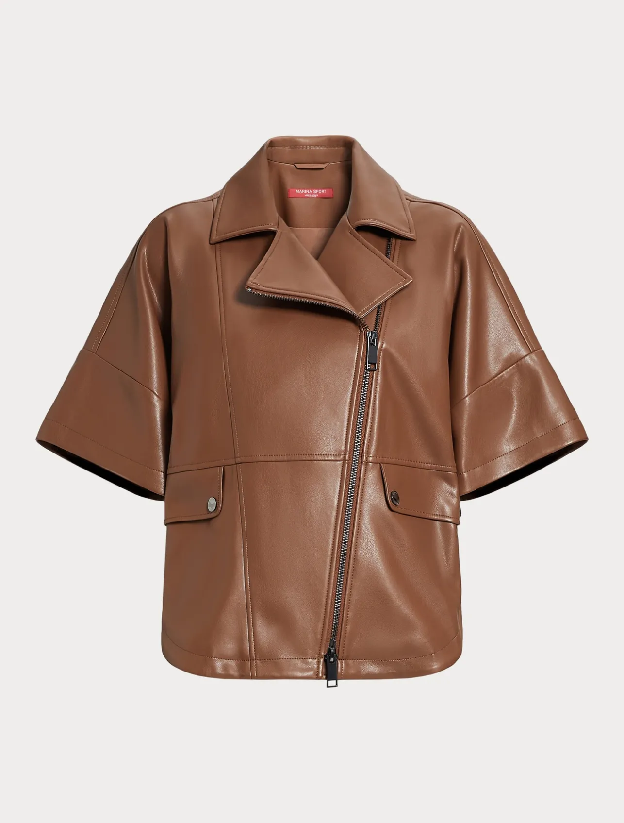 Sale Marina Rinaldi Coated fabric jacket BRONZE