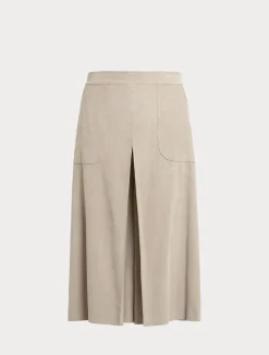 Outlet Marina Rinaldi Corduroy culottes BEIGE