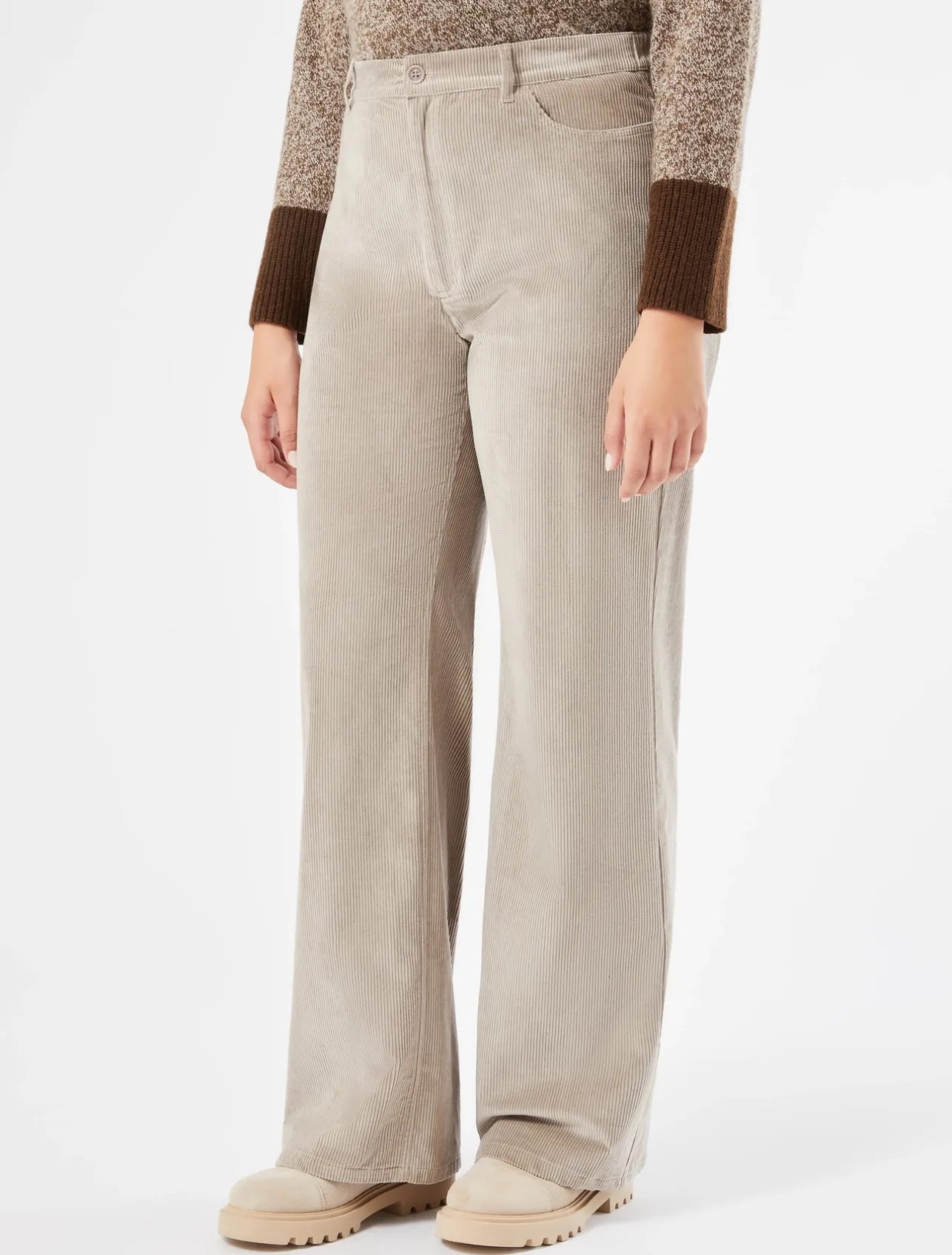 New Marina Rinaldi Corduroy trousers TURTLEDOVE