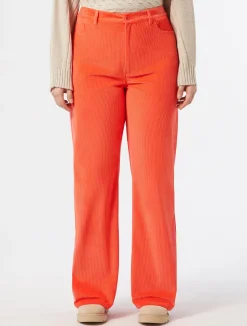 Online Marina Rinaldi Corduroy trousers CORAL