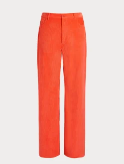 Online Marina Rinaldi Corduroy trousers CORAL