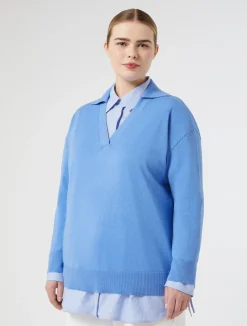 Fashion Marina Rinaldi Cotton and cashmere sweater AVIO