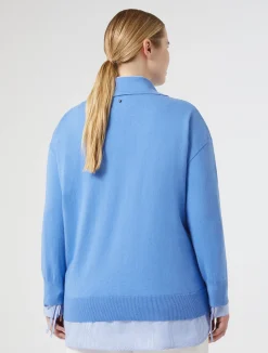 Fashion Marina Rinaldi Cotton and cashmere sweater AVIO