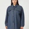 Fashion Marina Rinaldi Cotton blend bull jacket BLUEJEANS