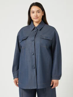 Fashion Marina Rinaldi Cotton blend bull jacket BLUEJEANS