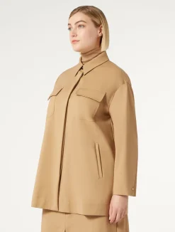 Hot Marina Rinaldi Cotton blend canvas jacket GOLD