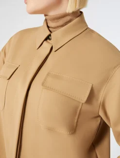 Hot Marina Rinaldi Cotton blend canvas jacket GOLD