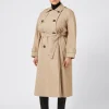 Hot Marina Rinaldi Cotton blend water-resistant trench coat KAKI