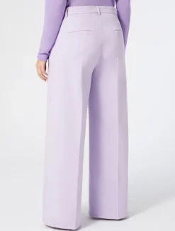 Clearance Marina Rinaldi Cotton bull denim trousers LILAC
