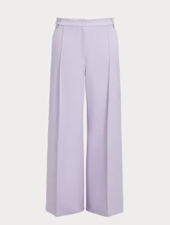 Clearance Marina Rinaldi Cotton bull denim trousers LILAC
