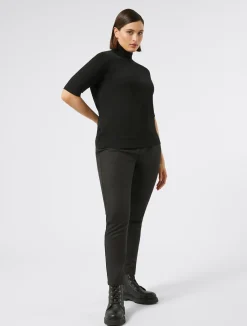 Hot Marina Rinaldi Cotton canvas trousers BLACK