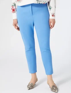 Hot Marina Rinaldi Cotton canvas trousers LIGHTBLUE