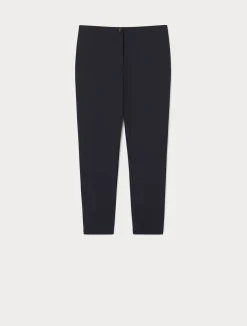Hot Marina Rinaldi Cotton canvas trousers MIDNIGHTBLUE