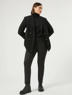 Hot Marina Rinaldi Cotton canvas trousers BLACK