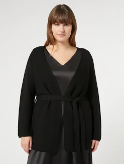 Fashion Marina Rinaldi Cotton cardigan BLACK