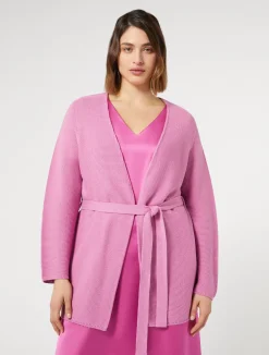 Outlet Marina Rinaldi Cotton cardigan PINK
